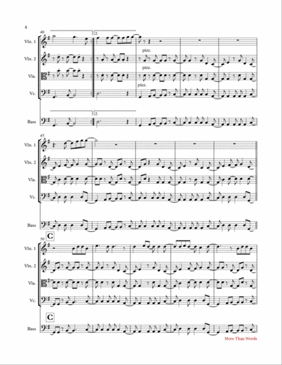 More Than Words Small Ensemble scores gallery preview page 4
