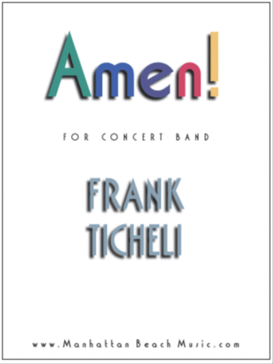 Amen! Amen! Concert Band scores gallery preview page 1