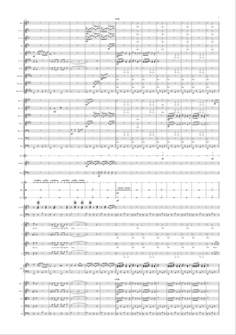 The Pushbike Song The Pushbike Song Full Orchestra scores gallery preview page 3