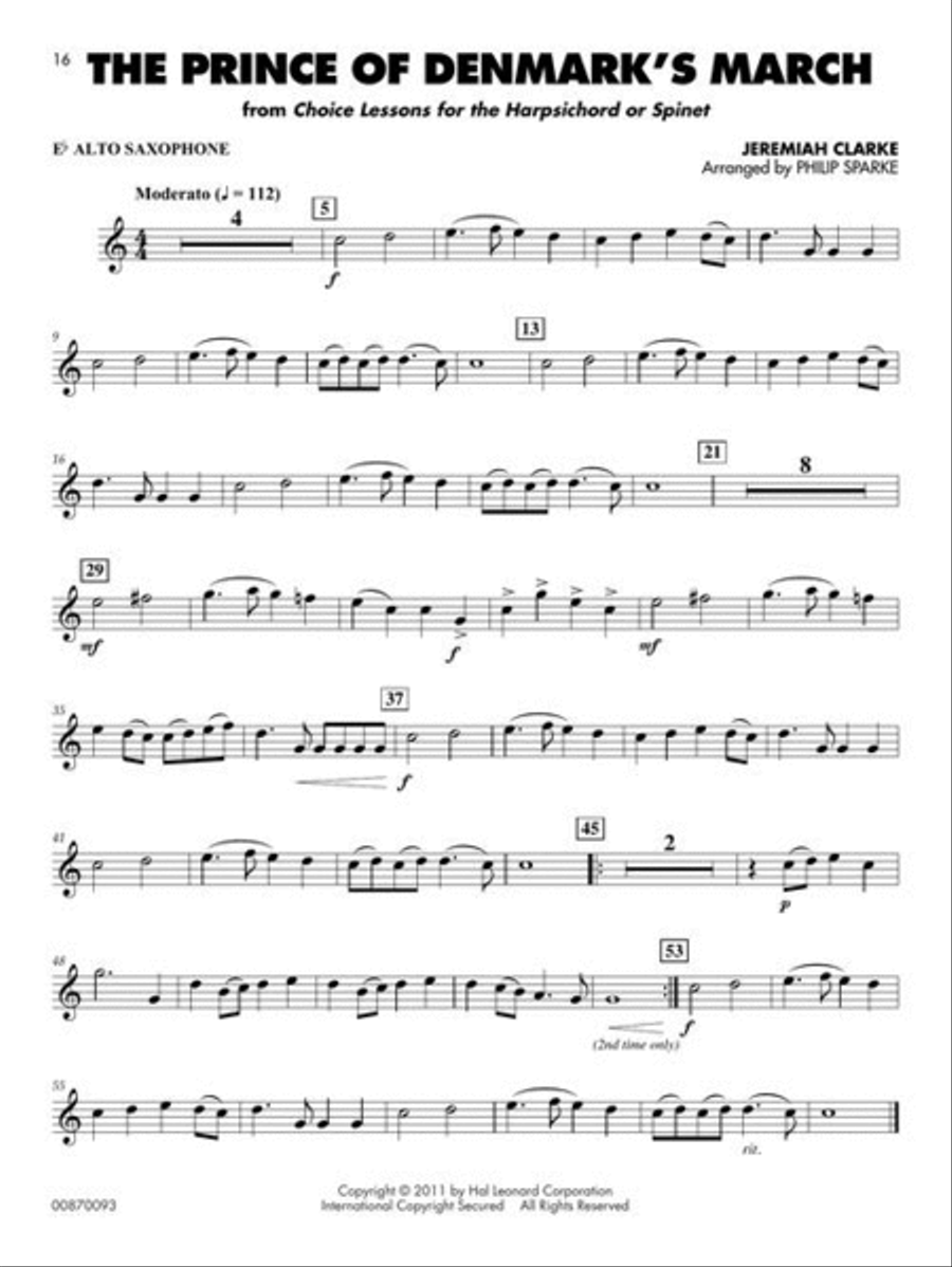 Classical Solos for Alto Sax Concert Band Methods scores gallery preview page 6