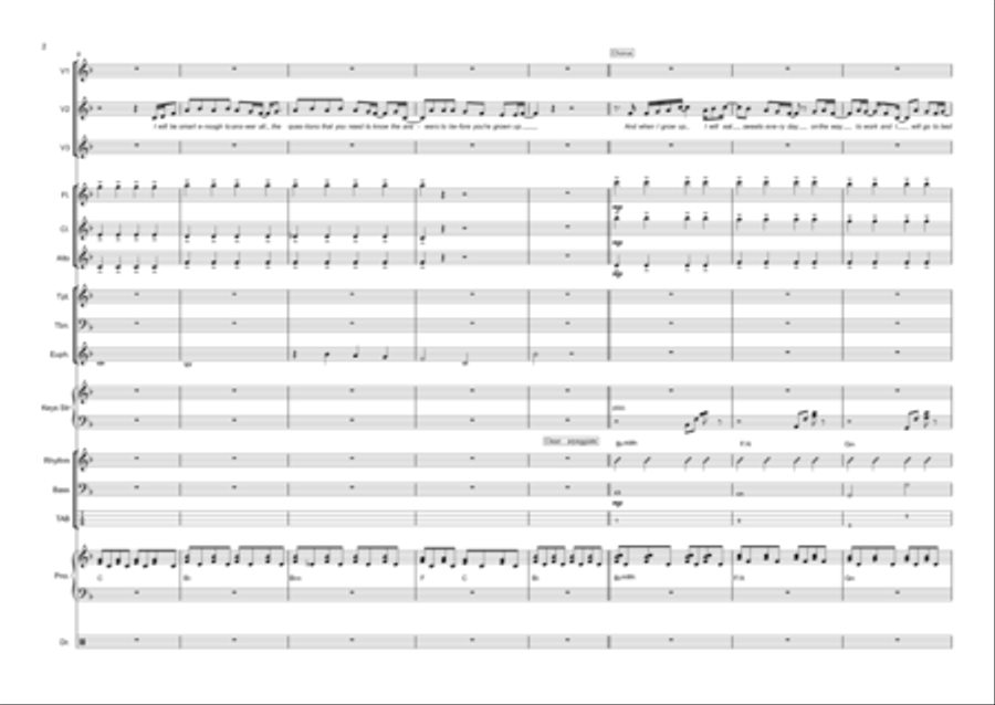 When I Grow Up (reprise) Choir scores gallery preview page 3