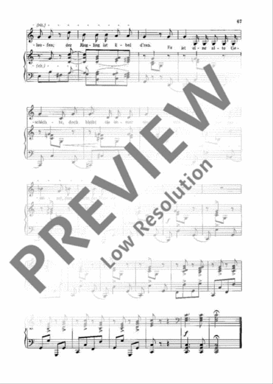 Ein Jüngling liebt ein Mädchen Voice Solo scores gallery preview page 3