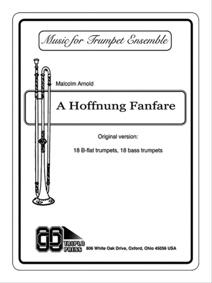 A Hoffnung Fanfare (original) Small Ensemble scores gallery preview page 1
