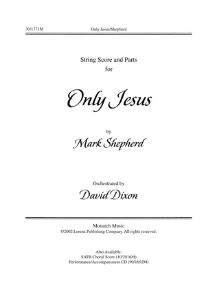 Only Jesus - String Score and Parts