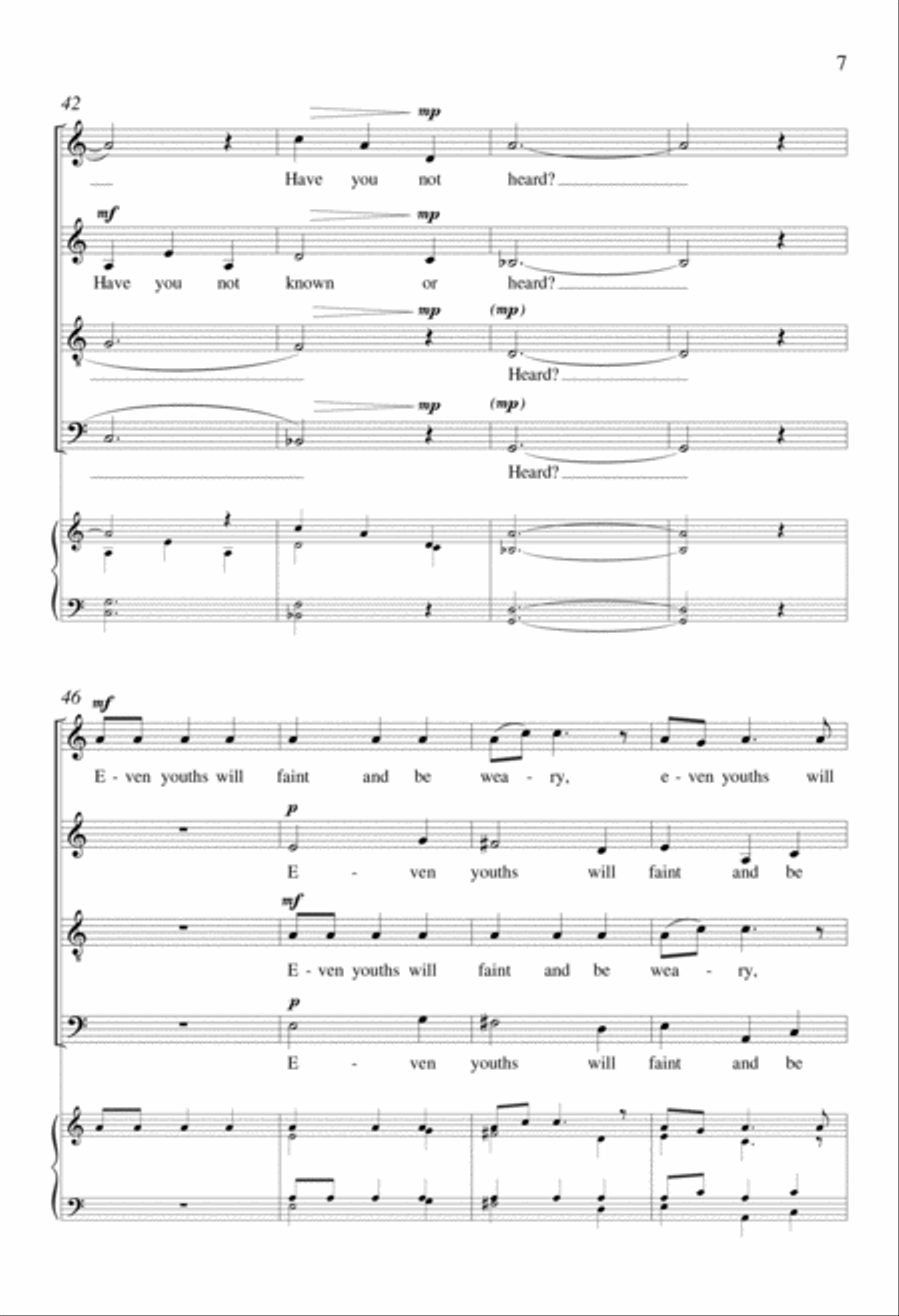 Have You Not Heard? Have You Not Heard? Divisi scores gallery preview page 6