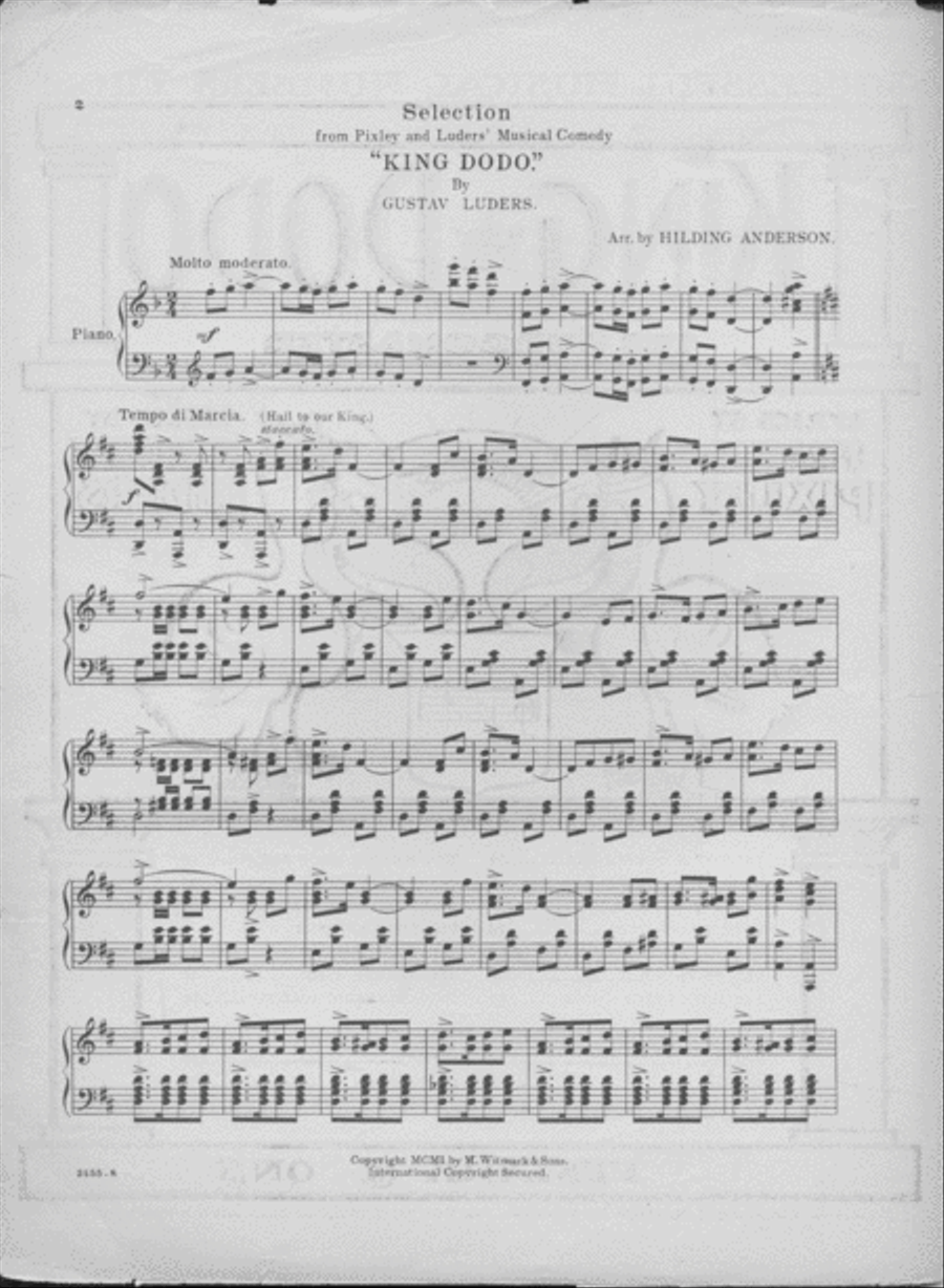 Selection from Pixley and Luders' Musical Comedy 