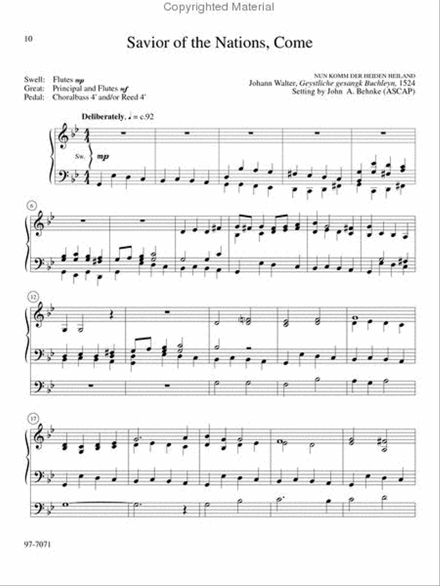 Road to Bethlehem Organ scores gallery preview page 3