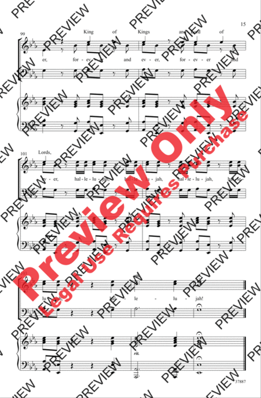 A Classic Christmas 3-Part scores gallery preview page 15