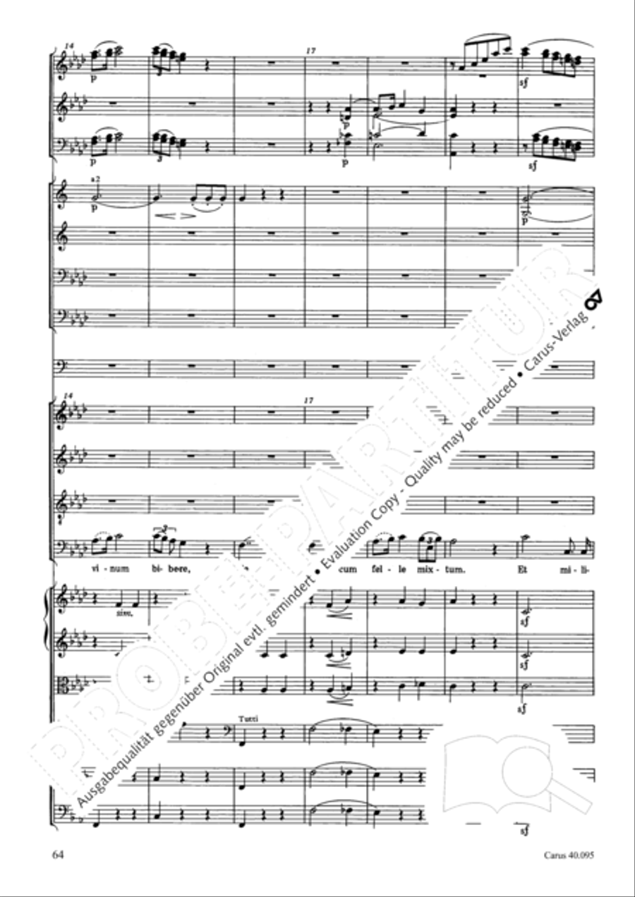 The Seven Words (Die Sieben Worte) 4-Part scores gallery preview page 79