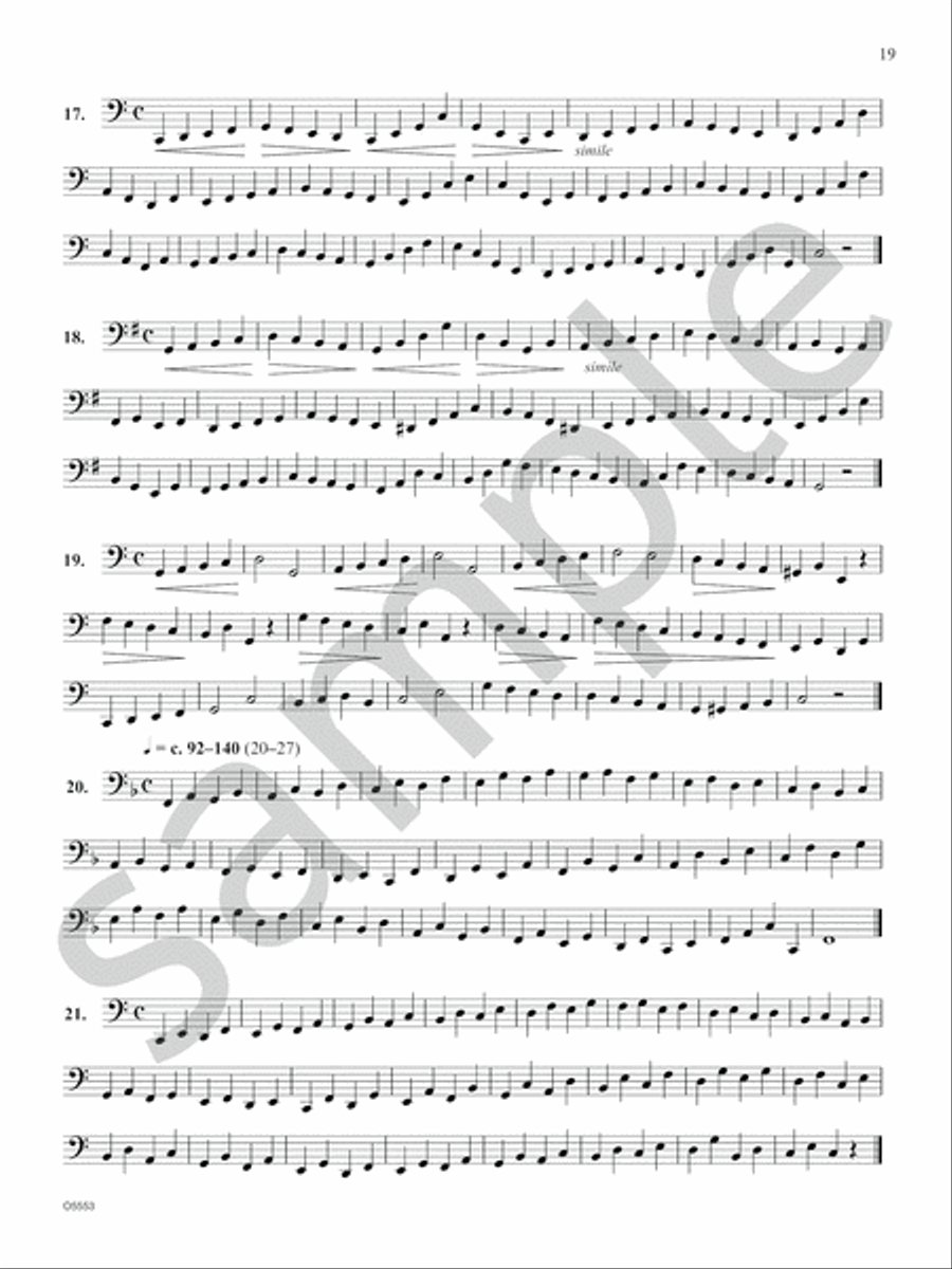 Complete Conservatory Method for CC Tuba Tuba scores gallery preview page 21