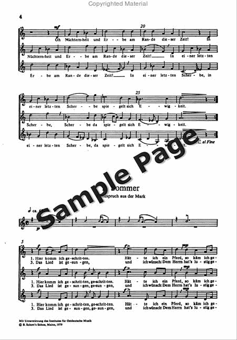 Kleinen Jahreszeiten Ch Score