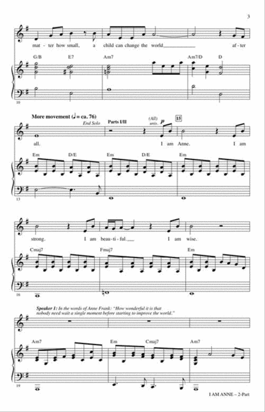I Am Anne I Am Anne 2-Part scores gallery preview page 4
