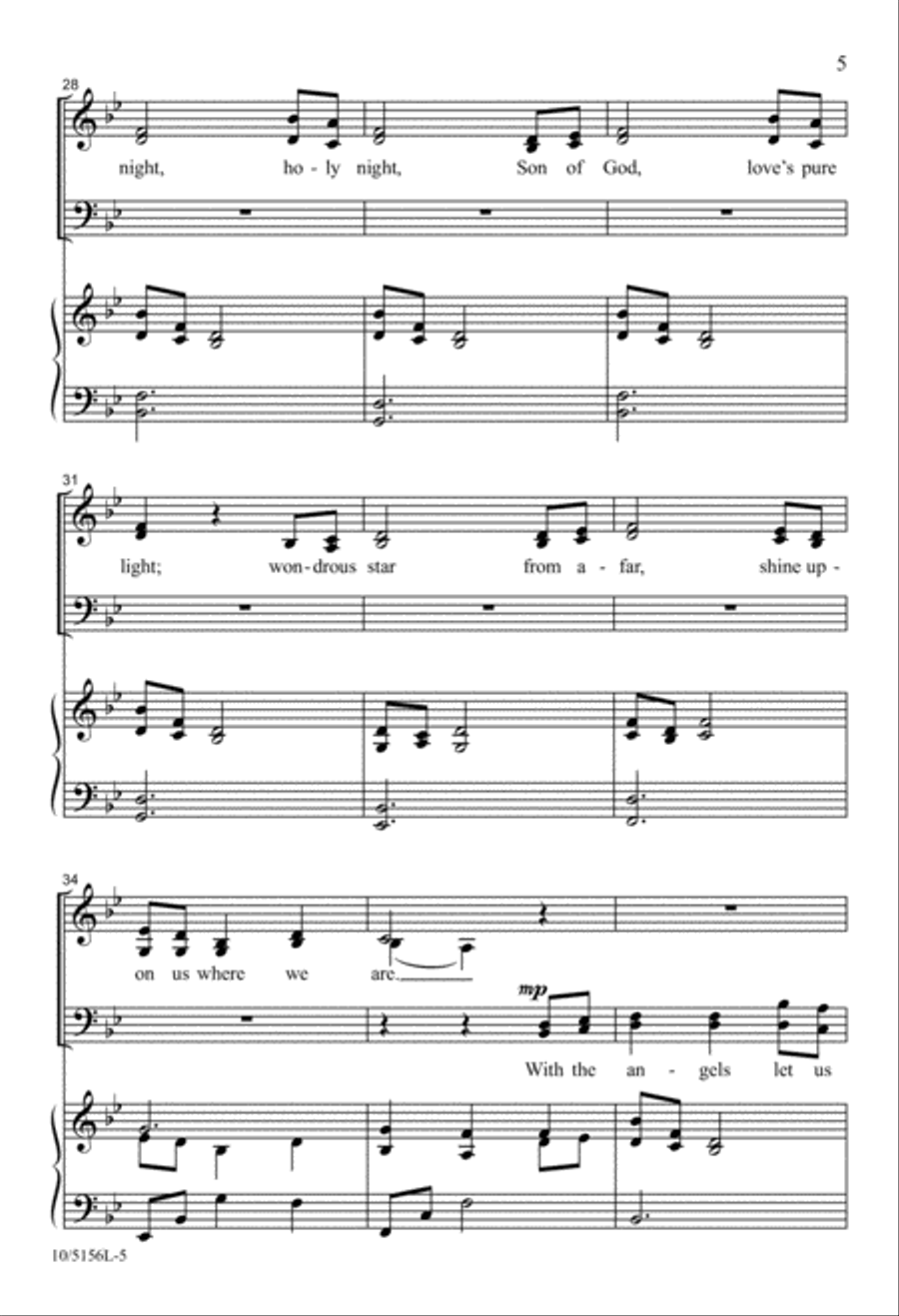 Christ is Born Christ is Born 4-Part scores gallery preview page 5