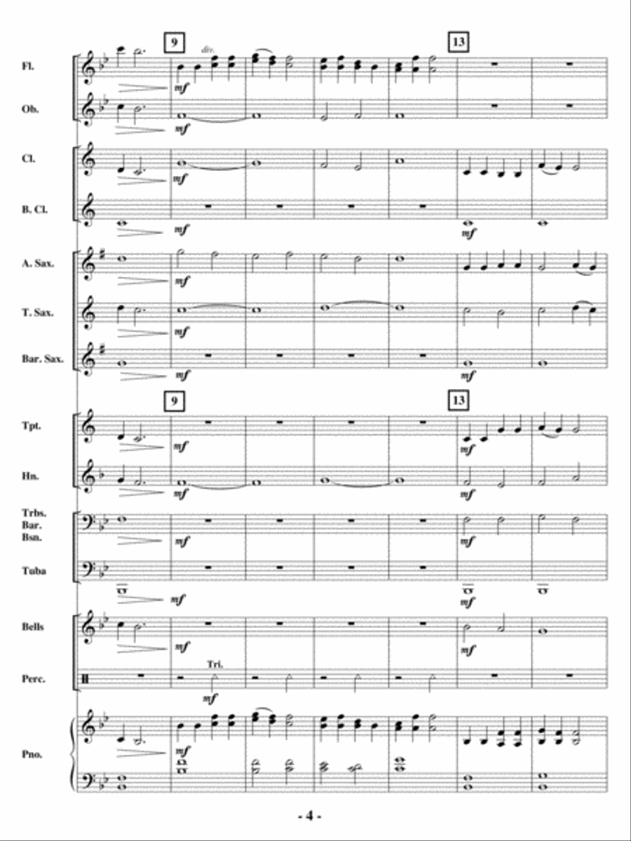 Little Star Little Star Concert Band scores gallery preview page 3