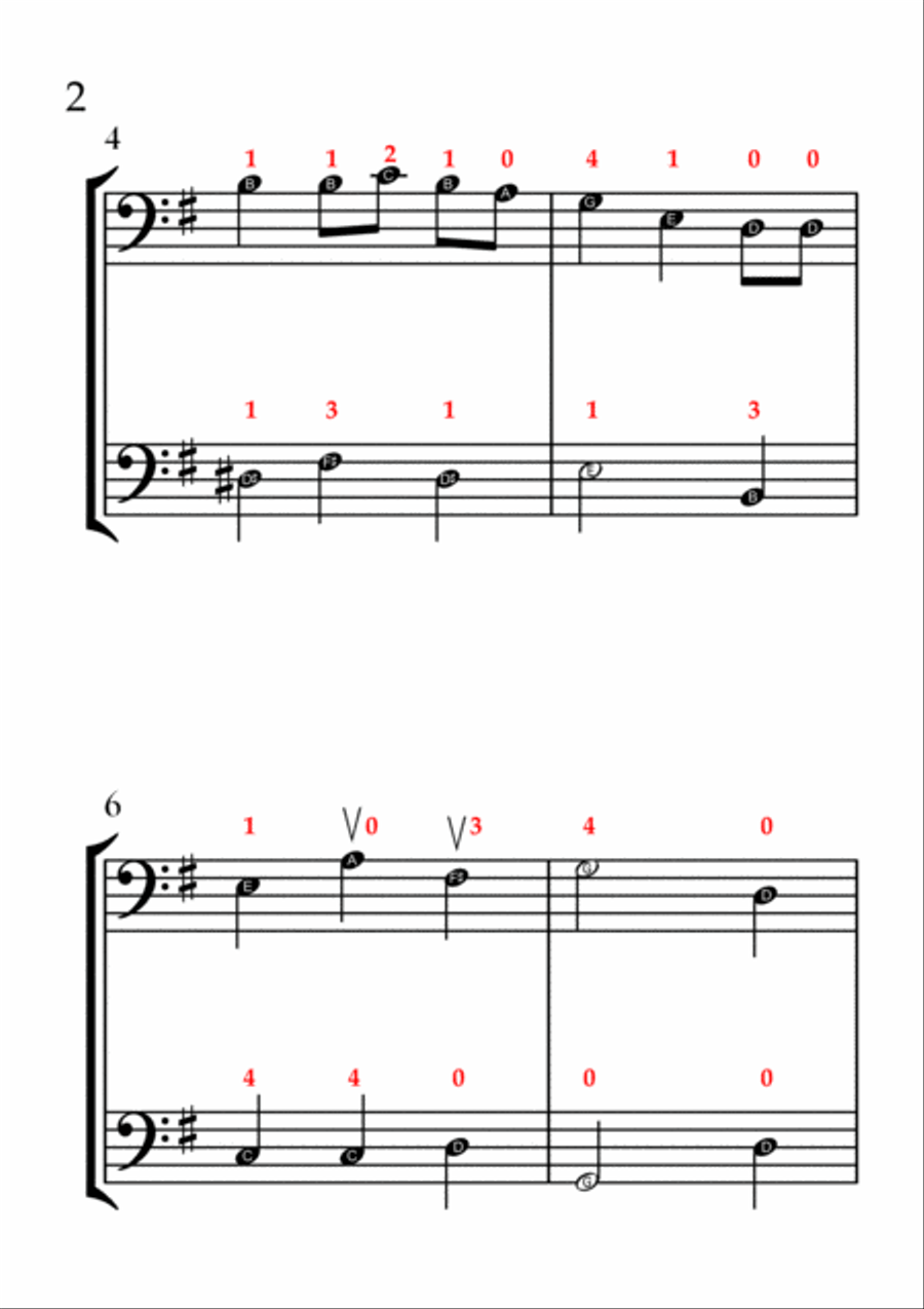 We Wish You a Merry Christmas (CELLO DUET - EASY LEVEL) String Duet scores gallery preview page 3