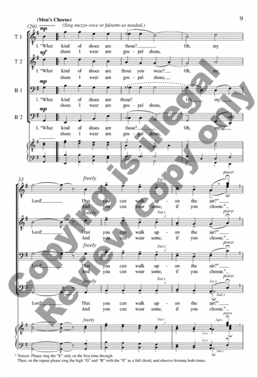 He's the Lily of the Valley Divisi scores gallery preview page 9