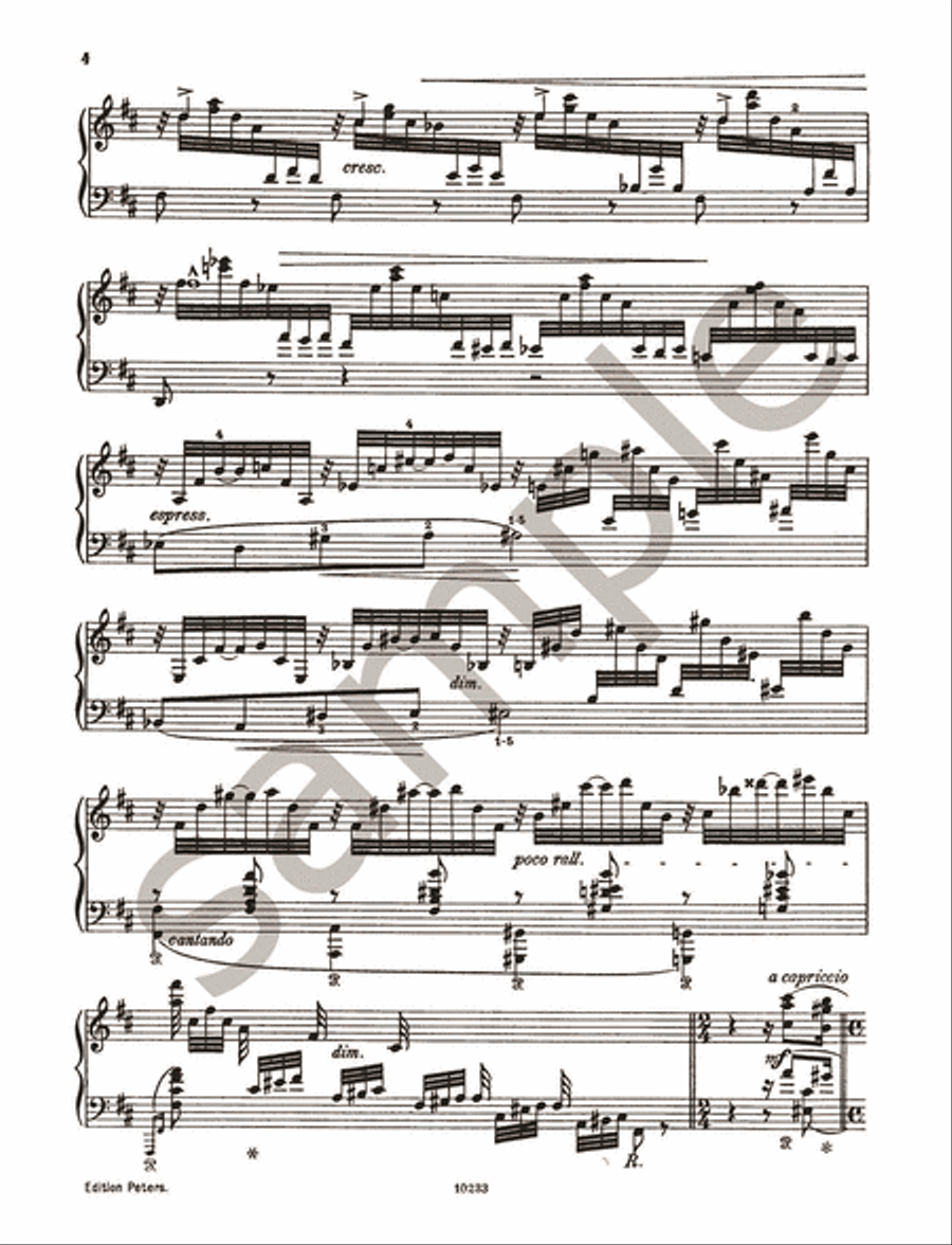 Prelude, Chorale and Fugue Piano Solo scores gallery preview page 4