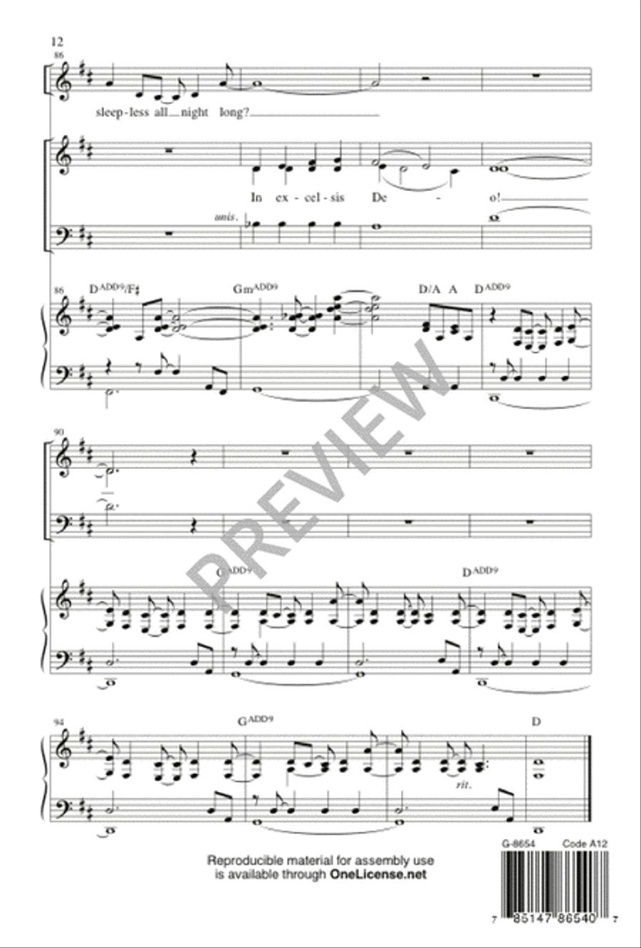 Did You Hear the Song? 4-Part scores gallery preview page 13