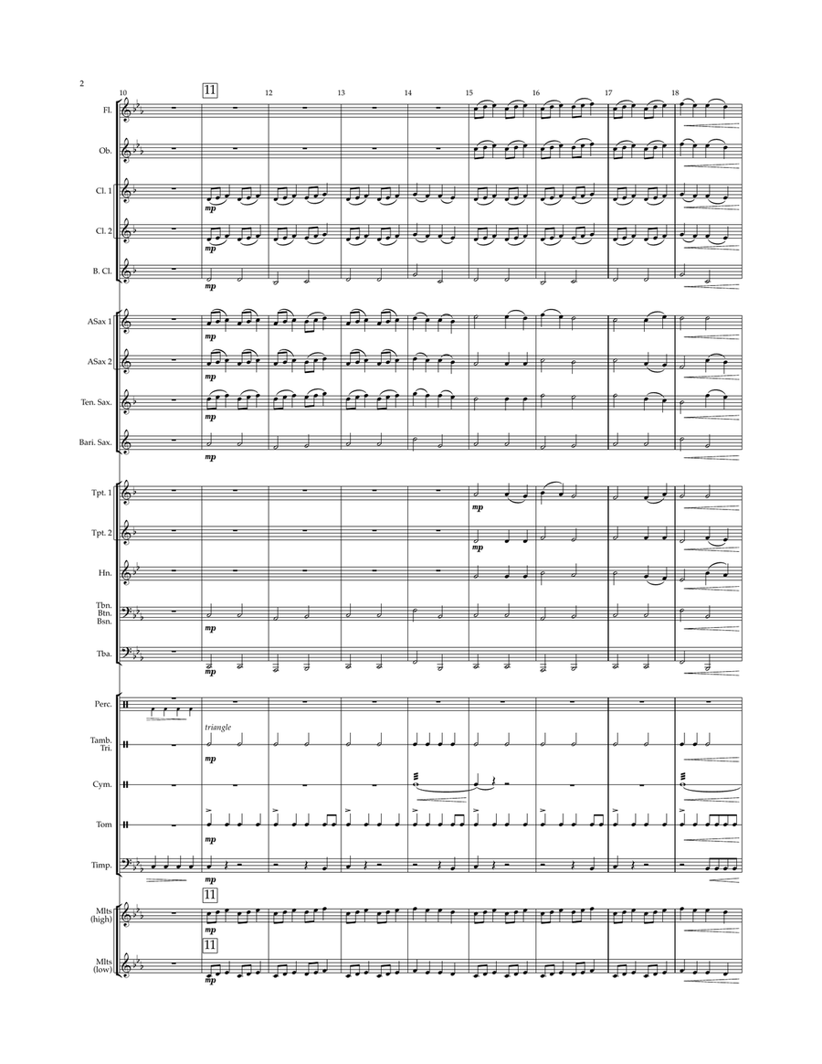 Guardian - for concert band Concert Band scores gallery preview page 5
