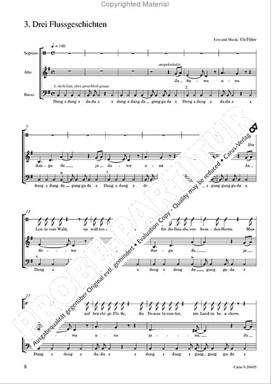 Flusse wie du 3-Part scores gallery preview page 9