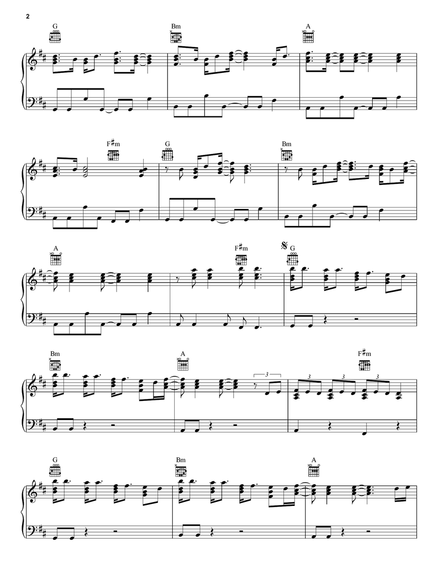 Boy With Luv (feat. Halsey) Piano Solo scores gallery preview page 2