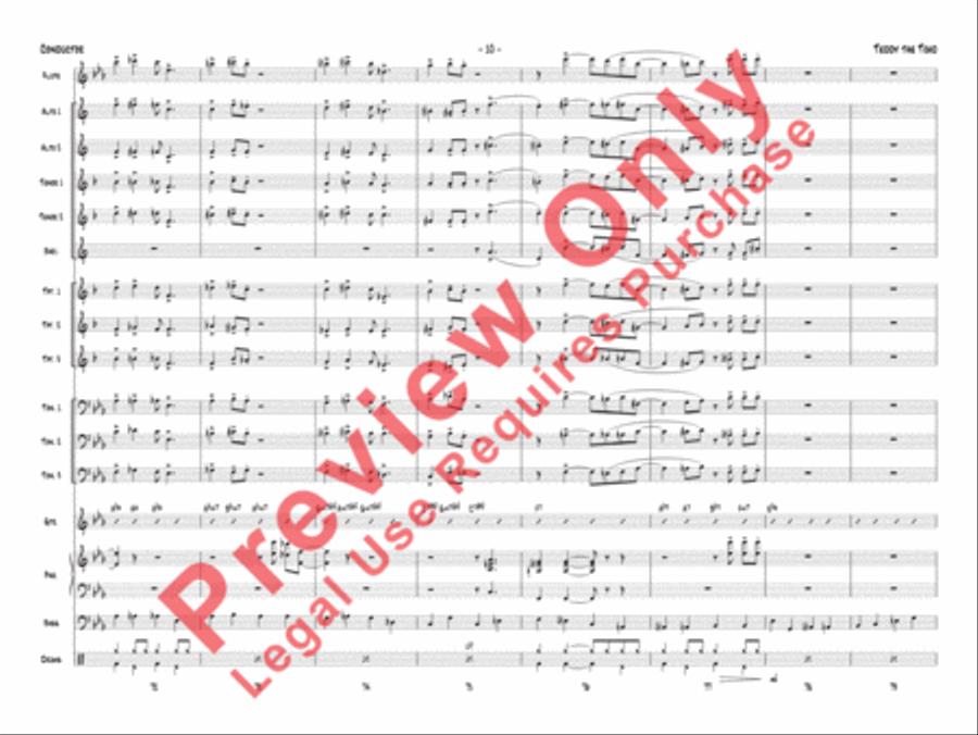 Teddy the Toad Jazz Ensemble scores gallery preview page 13