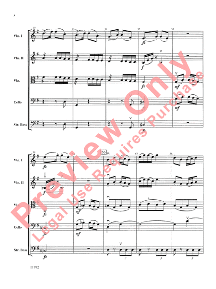 Symphony No. 9 String Orchestra scores gallery preview page 9