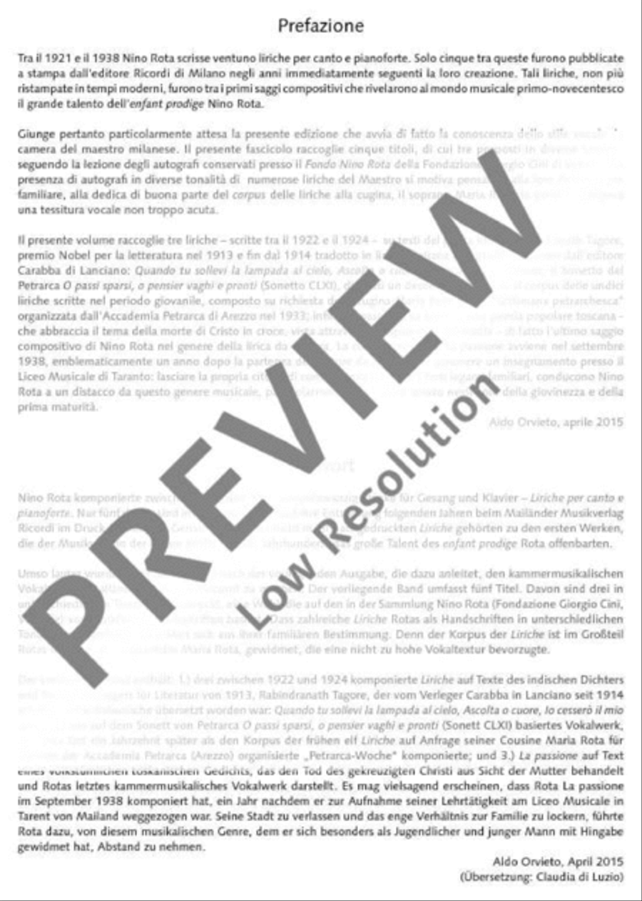 Liriche Liriche Tenor Voice scores gallery preview page 3