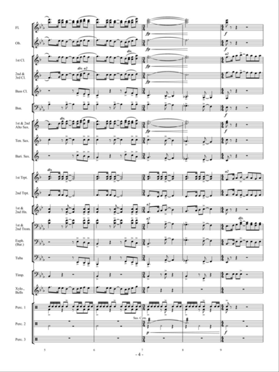 Dream Chaser Dream Chaser Concert Band scores gallery preview page 3