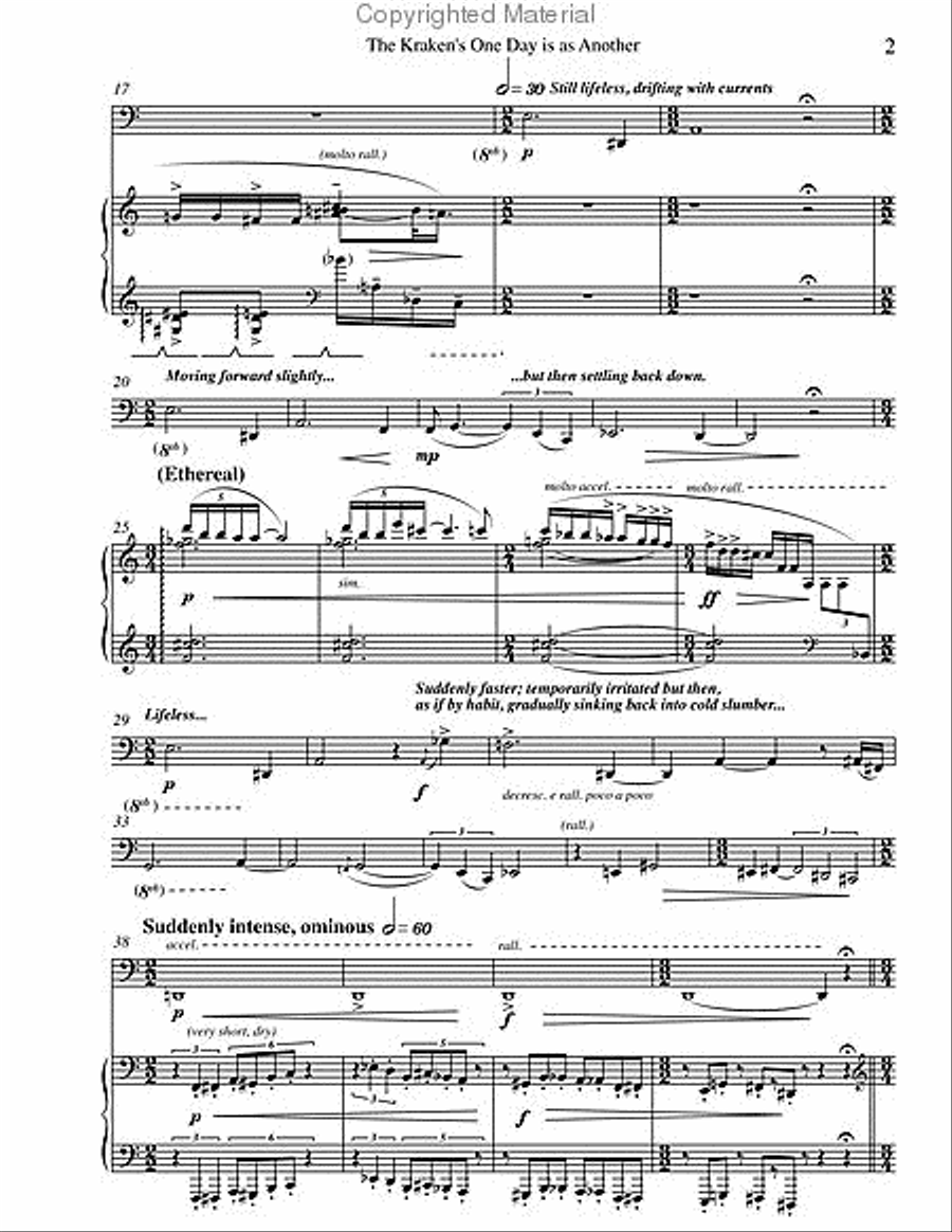 The Kraken's One Day is as Another Tuba scores gallery preview page 3