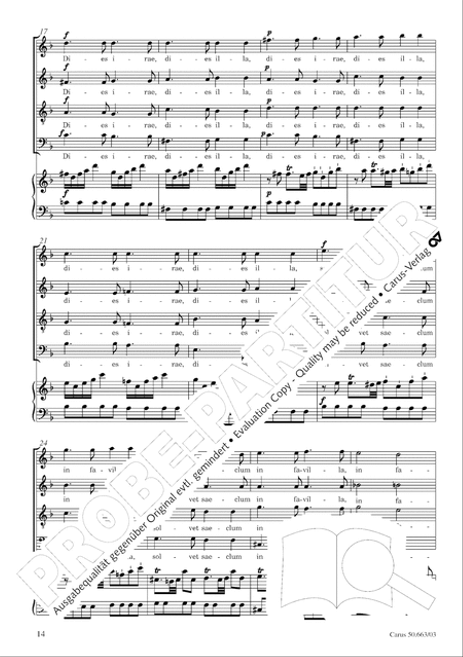 Requiem 4-Part scores gallery preview page 15