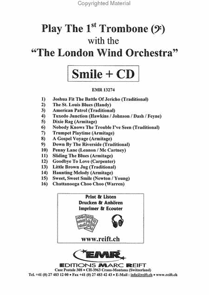 Play The 1st Trombone With The London Wind Orchestra image number null