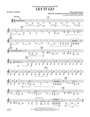 Let It Go - Bb Bass Clarinet