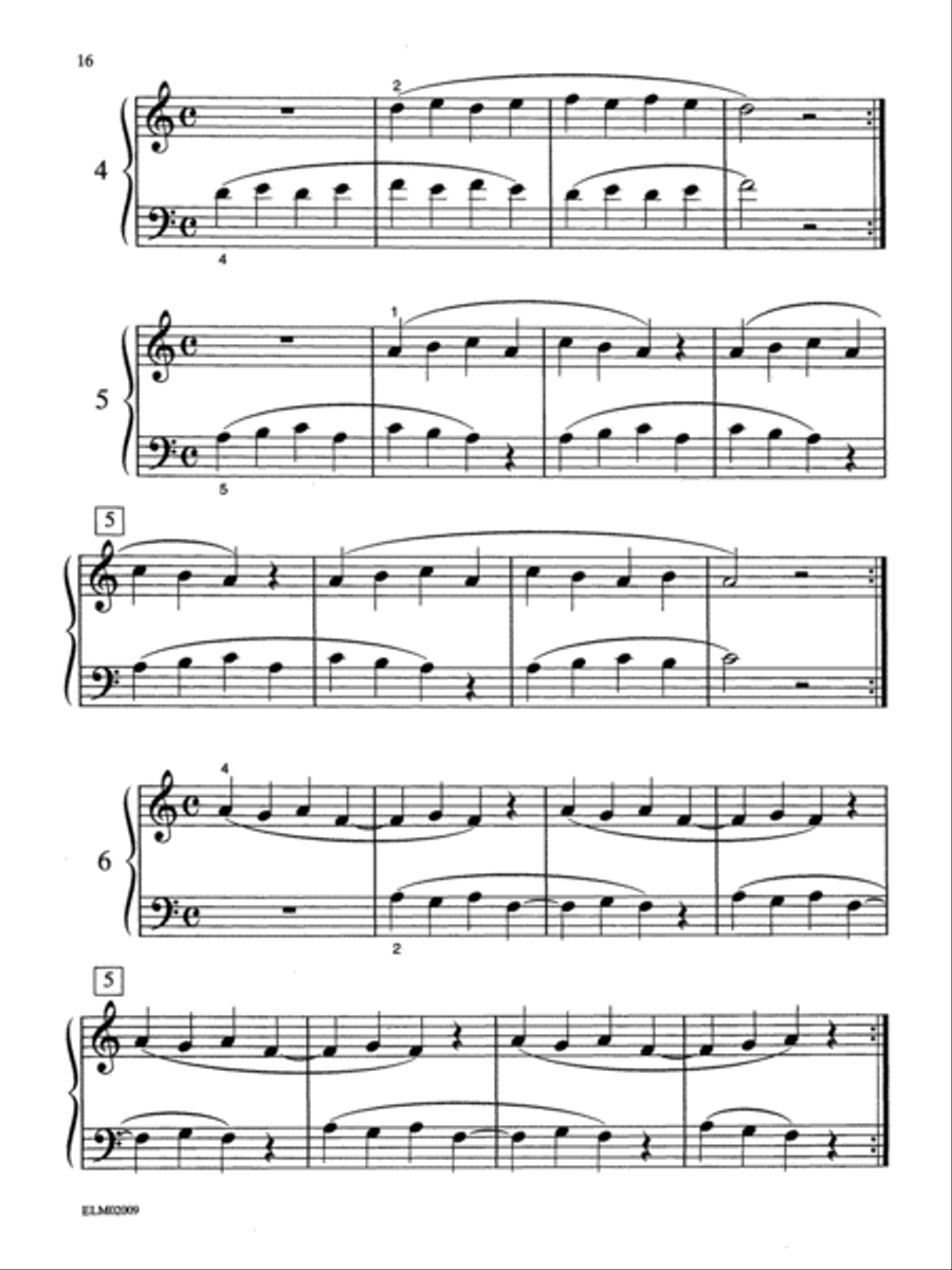 200 Short Two-Part Canons, Op. 14, Book 1 2-Part scores gallery preview page 3