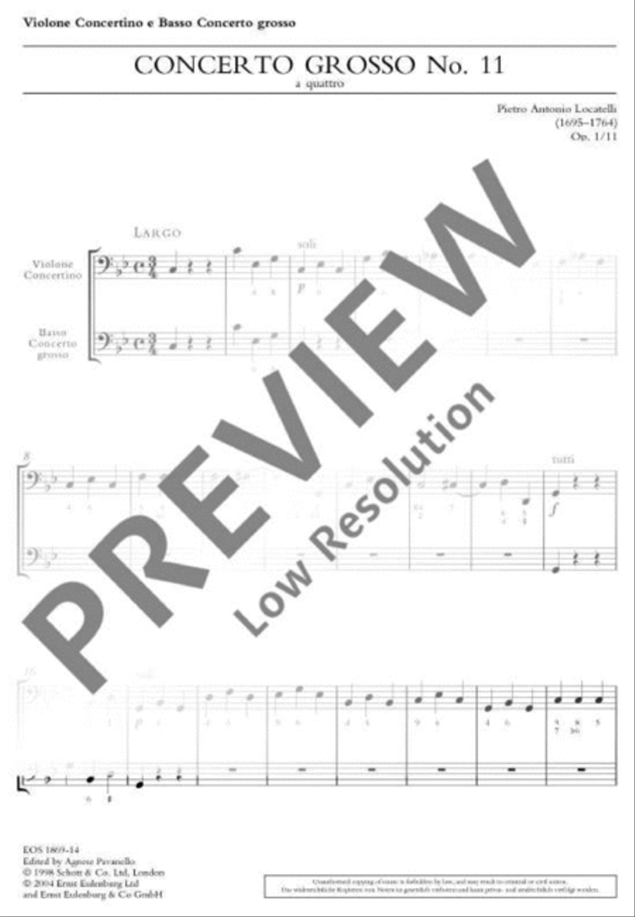 Concerto Grosso Double Bass scores gallery preview page 2