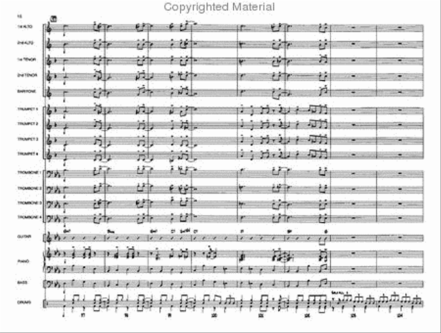 Swing, Swang, Swung Jazz Ensemble scores gallery preview page 14