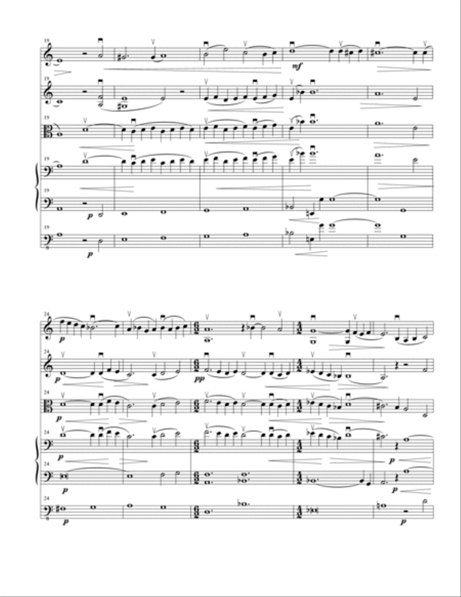 Adagio for Strings Chamber Music scores gallery preview page 3