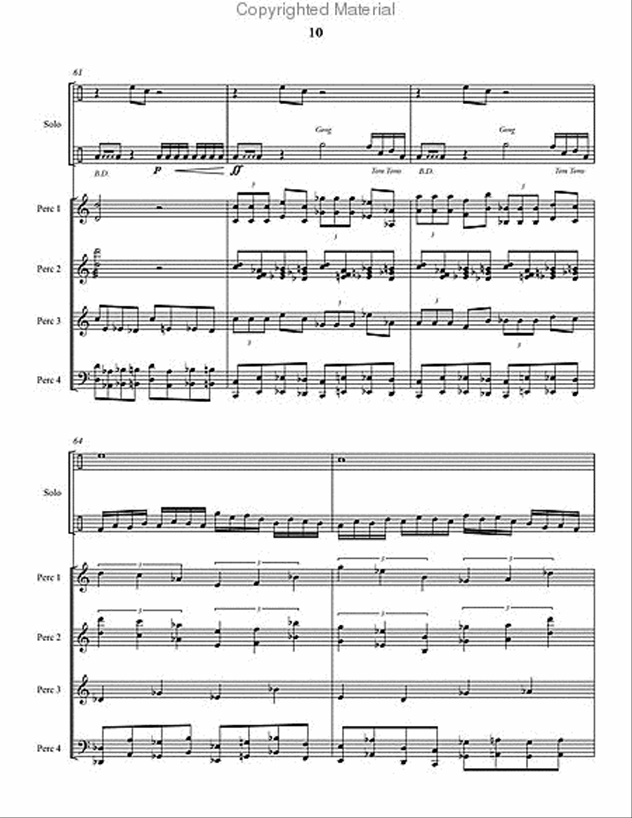 Shadows Shadows Percussion Ensemble scores gallery preview page 11