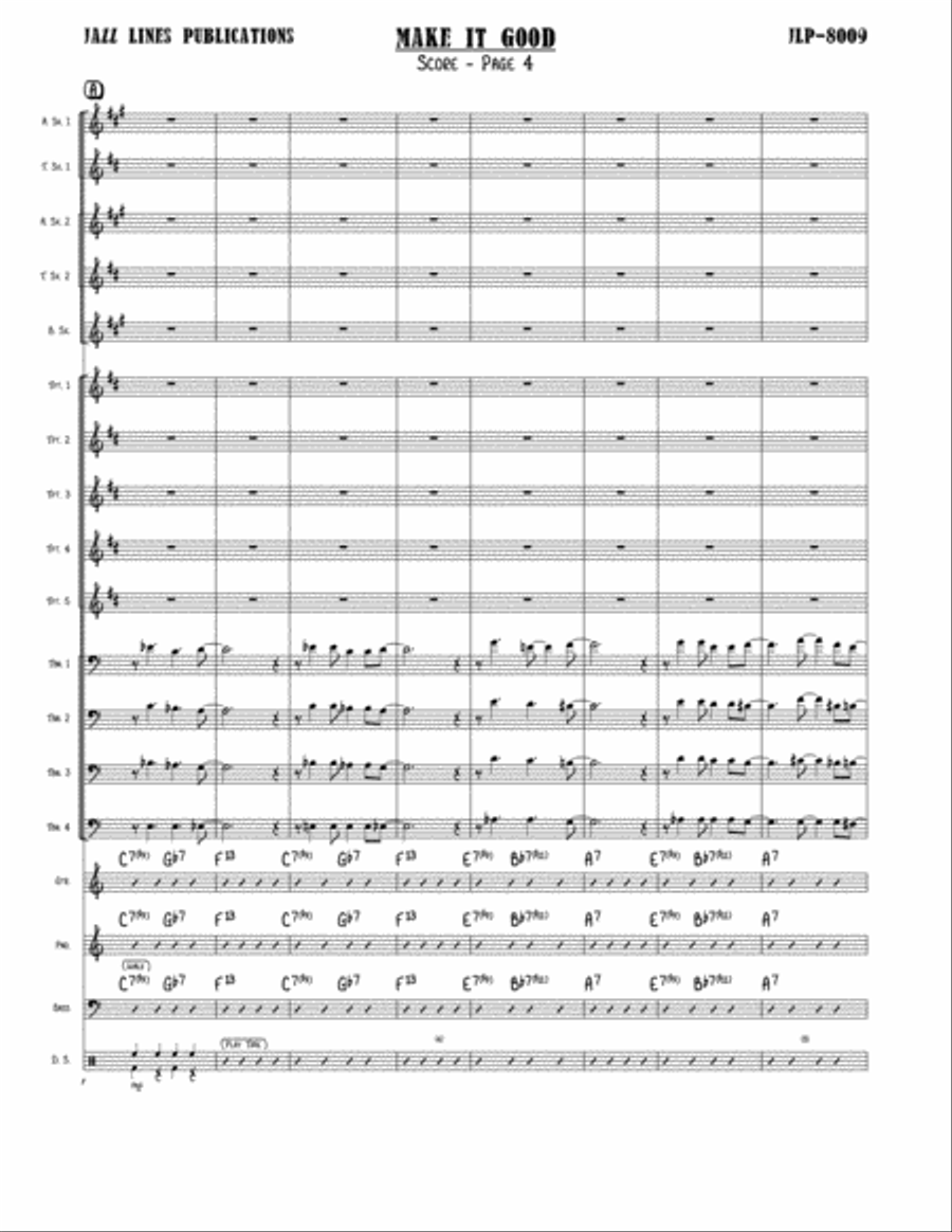 Make It Good Big Band scores gallery preview page 5