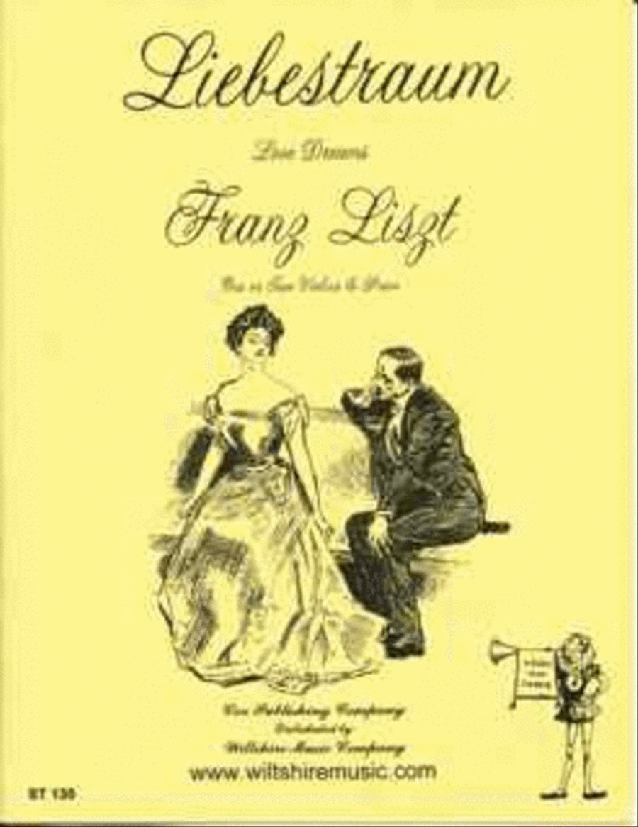 Liebestraum Violin Solo scores gallery preview page 1