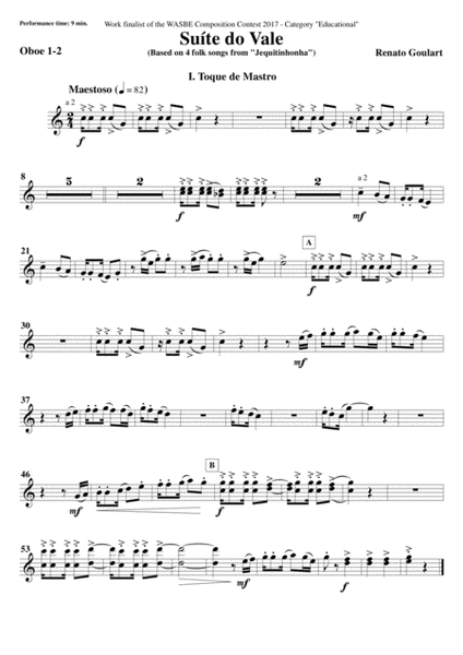 Suite do Vale (For Concert Band) - Set of Parts