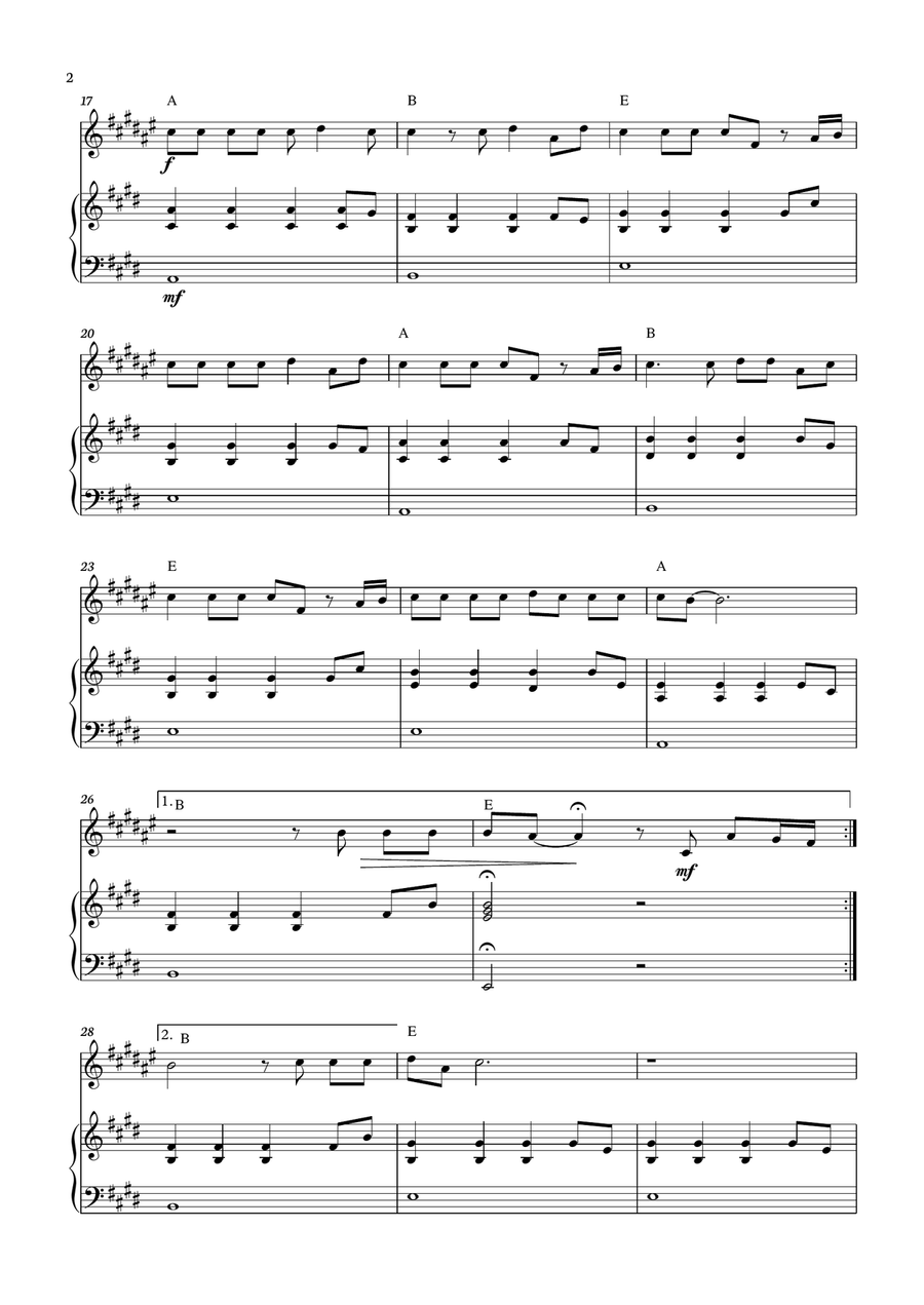 I Can Only Imagine I Can Only Imagine B-Flat Clarinet scores gallery preview page 2