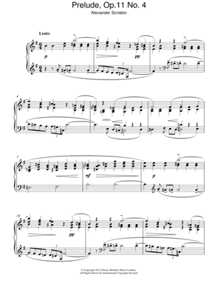 Prelude, Op. 11, No. 4