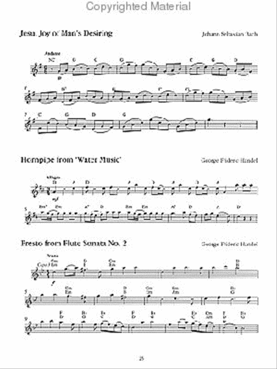 100 Classic Melodies for Flute Flute Solo scores gallery preview page 3