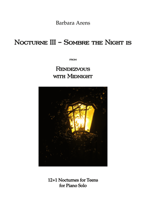 Book cover for Nocturne III - Sombre the Night is