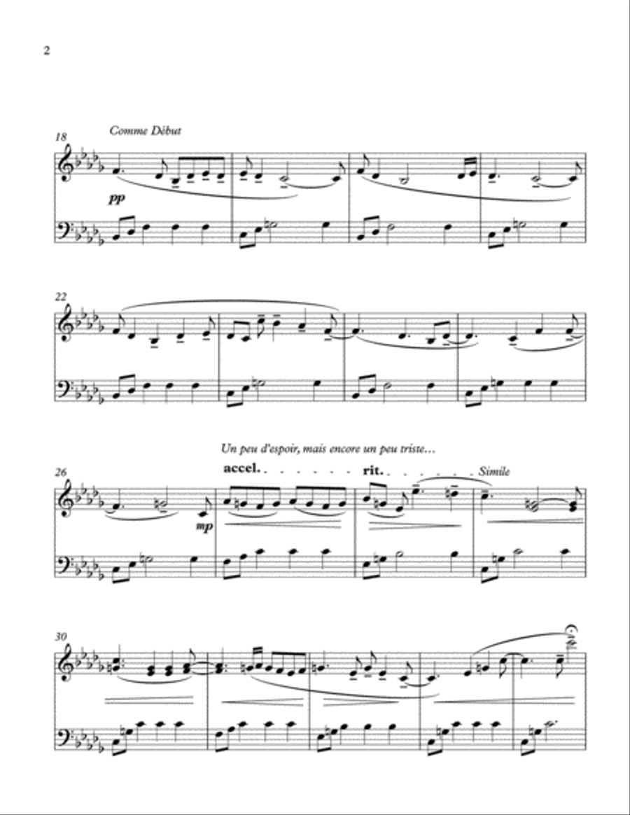 Without You Piano Solo scores gallery preview page 2