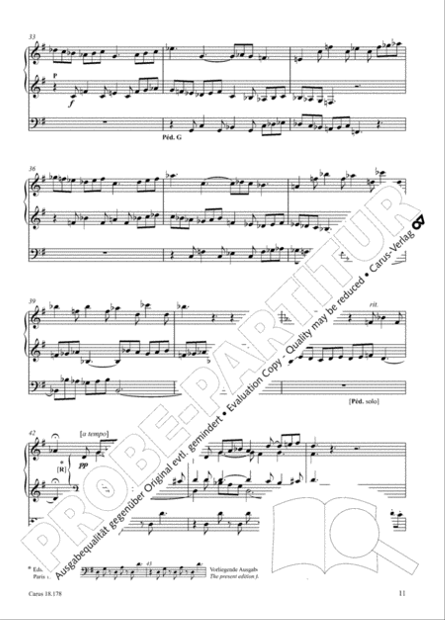 Symphonie No. II pour Orgue Organ scores gallery preview page 26