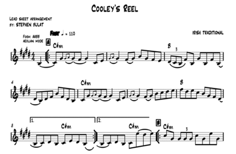 Cooleys' Reel (Irish Traditional) - Lead sheet (key of C#m)