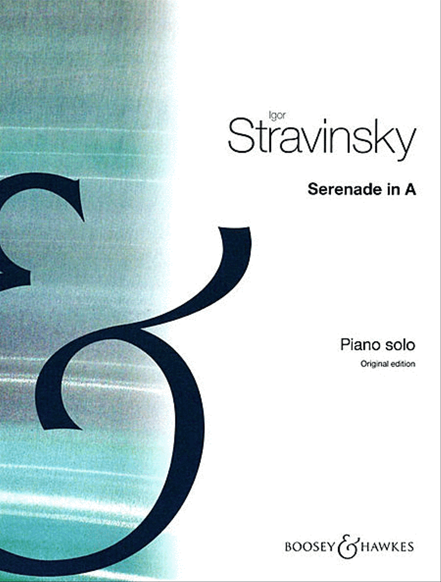 Serenade in A Piano Solo scores gallery preview page 1