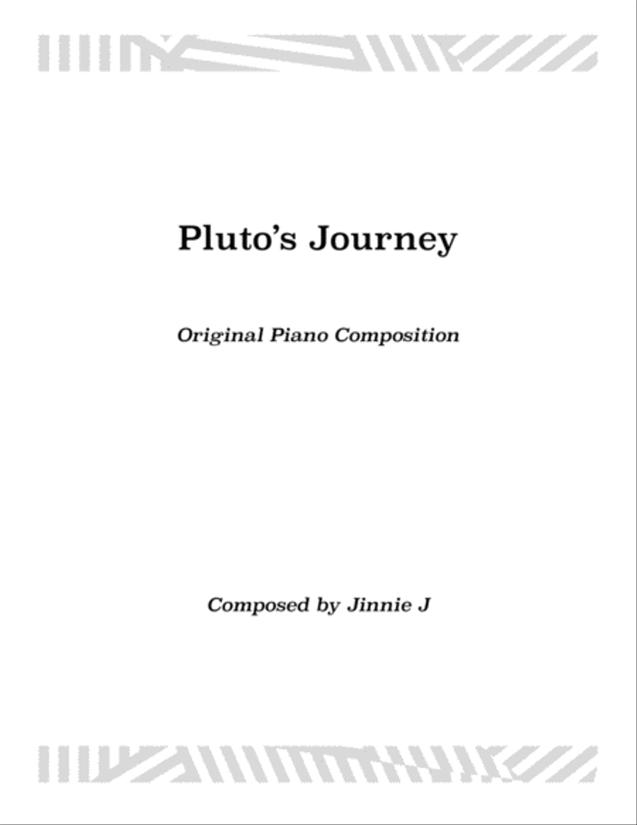 Pluto's Journey (Original Piano Composition) Piano Solo scores gallery preview page 1